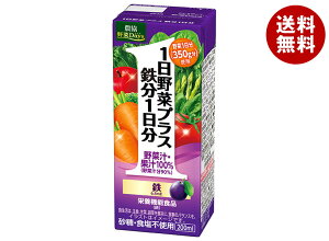 雪印メグミルク 農協 野菜Days 1日野菜プラス 鉄分1日分 200ml紙パック×24本入｜ 送料無料 栄養機能食品 野菜ジュース ミックスジュース