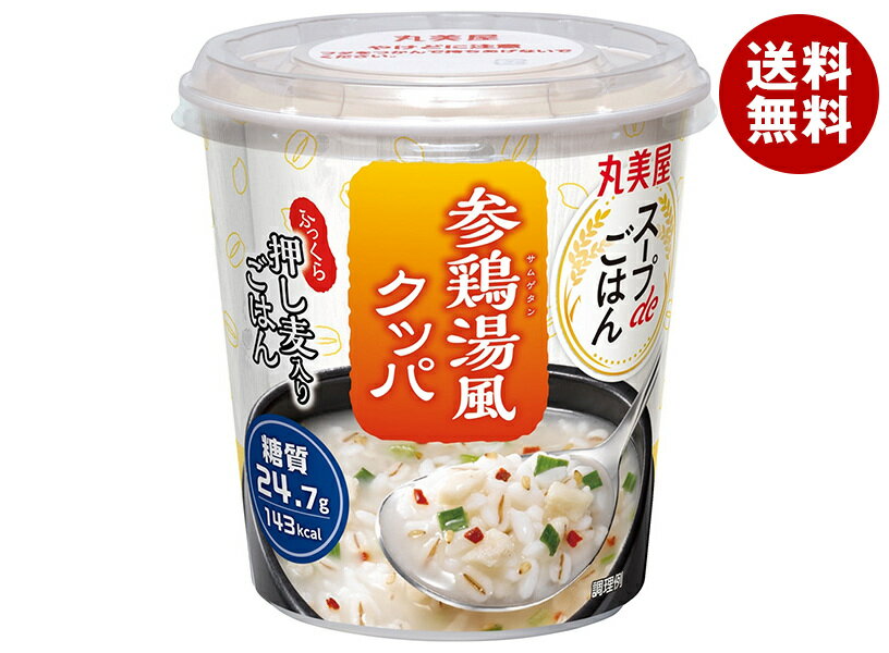 丸美屋 スープdeごはん 参鶏湯風クッパ 70.2g×6個入×(2ケース)｜ 送料無料 マルミヤ インスタント ご飯 スープ ごはん