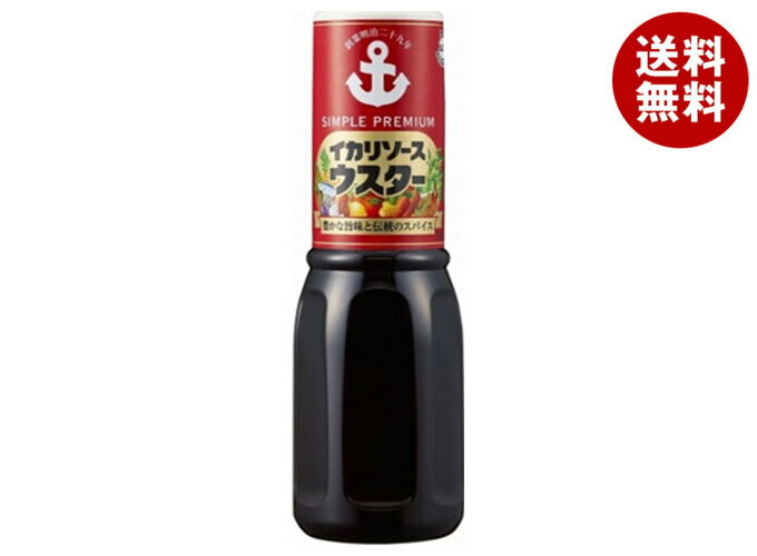 イカリソース ウスターソース 500mlペットボトル×20本入×(2ケース)｜ 送料無料 一般食品 調味料 ソース