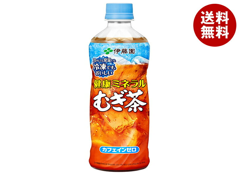 伊藤園 健康ミネラルむぎ茶 (冷凍兼用ボトル) 485mlペットボトル×24本入×(2ケース)｜ 送料無料 お茶飲..