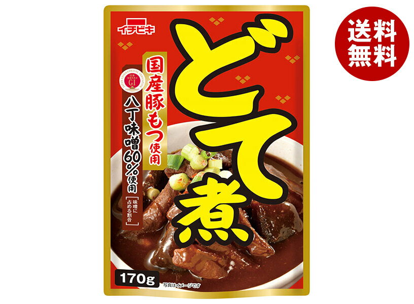イチビキ どて煮 170g×10袋入×(2ケース)｜ 送料無料 おつまみ 惣菜 どて煮 一品 食品