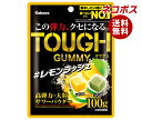 ネコポス カバヤ タフグミ レモンラッシュ 100g×6袋入| 全国送料無料 お菓子 グミ 袋 TOUGH 高弾力大粒サワー