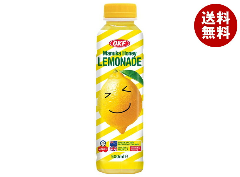 リードオフジャパン マヌカハニー入り レモネード 500mlペットボトル×20本入×(2ケース)｜ 送料無料 ドリンク レモネード 果汁 レモン はちみつ PET(4)