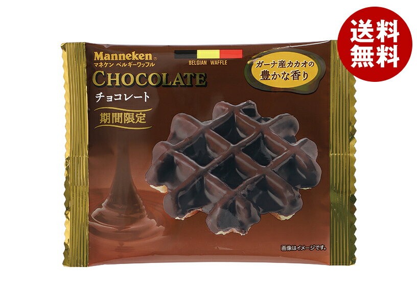 ローゼン マネケン チョコレートワッフル 12(6×2)個入×(2ケース)｜ 送料無料 ワッフル 洋菓子 焼き菓子 お菓子 おやつ チョコレートのサムネイル