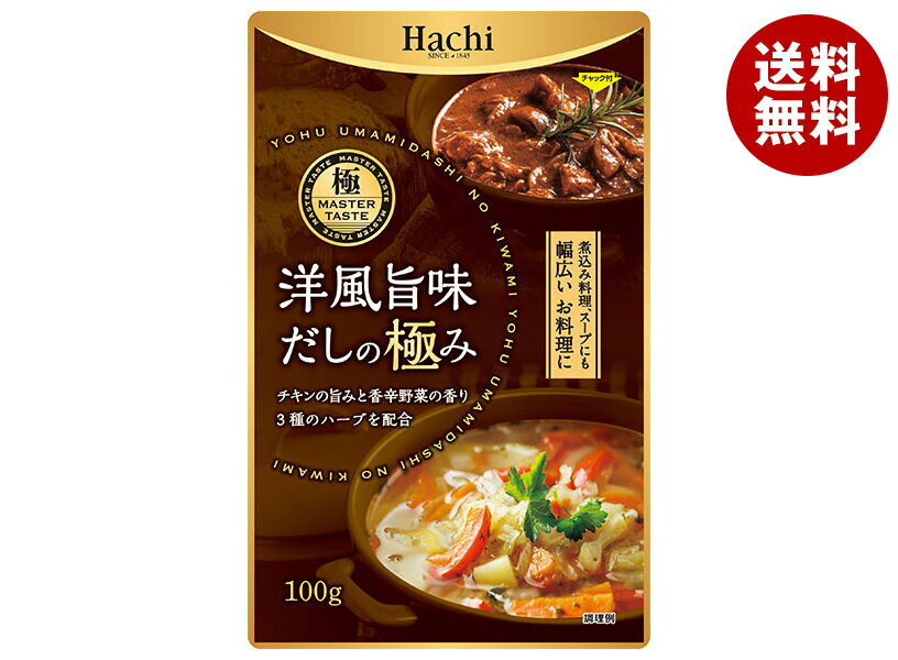 [ポイント5倍！6/27(金)1時59分まで全品対象エントリー&購入]ハチ食品 洋風旨味だしの極み 100g×12袋入×(2ケース)｜ 送料無料 Hachi だし 出汁 洋風 旨味
