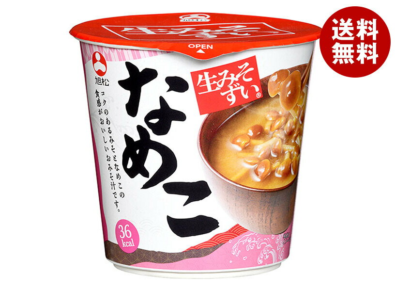 旭松 生みそずい なめこ 60g×6個入×(2ケース)｜ 送料無料 一般食品 インスタント 即席 みそ汁