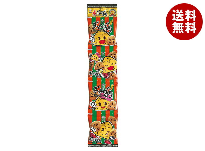 マスヤ 4連 おにぎりせんべい 56g×12袋入 メーカー 問屋直送| 送料無料 お菓子 おつまみ・せんべい 袋 米菓 醤油 しょうゆ