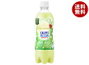 アサヒ飲料 カルピスソーダ 国産メロンのクリームソーダ 500mlペットボトル×24本入| 送料無料 乳性炭酸飲料 カルピス ソーダ 炭酸