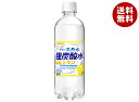 サンガリア 伊賀の天然水 強炭酸水 レモン 500mlペットボトル×24本入| 送料無料 炭酸飲料 炭酸水 ソーダ 割り材 PET 強炭酸