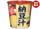 旭松 旭松カップ 生みそずい ひきわり納豆汁 15.5g×6個入| 送料無料 味噌汁 みそ汁 納豆 ひきわり納豆 納豆汁