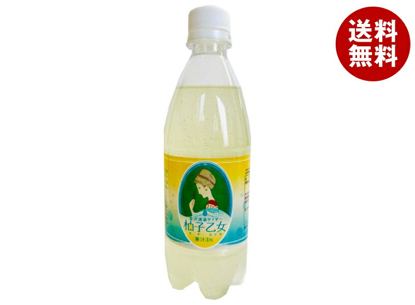 Ante(アンテ) 金沢湯涌サイダー 柚子乙女 500mlペットボトル×24本入×(2ケース)| 送料無料 炭酸 サイダー ゆず 柚子