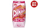森永乳業 ピクニック いちごオレ(プリズマ容器) 200ml紙パック×24本入| 送料無料 乳性 フルーツ いちご プリズマパック
