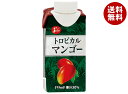 ジューシー トロピカルマンゴー 195ml紙パック×12本入×(2ケース)| 送料無料 果実飲料 果汁 アップルマンゴー