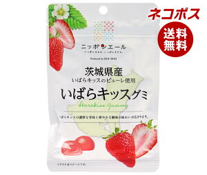 【全国送料無料】【ネコポス】JA全農 ニッポンエール 茨城県産いばらキッス グミ 40g×10袋入| お菓子 グミ 国産 日本産 全農