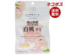 ネコポス JA全農 ニッポンエール 山県産白桃 グミ 40g×10袋入| 全国送料無料 お菓子 グミ 国産 日本産 全農