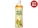 五星コーポレーション ロッテ とうもろこしのひげ茶 500ml×24本入×(2ケース)| 送料無料 韓国 ひげ茶 とうもろこし 茶 カフェインフリー