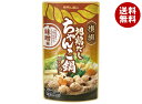 モランボン 横綱 地鶏だしちゃんこ鍋用スープ 味噌味 750g×10袋入×(2ケース)| 送料無料 調味料 ストレート 鍋スープ
