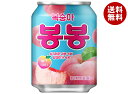 五星コーポレーション ヘテ飲料 桃 ボンボン 238ml缶×24(12×2)本入| 送料無料 韓国 モモ もも 果肉 果汁 ジュース