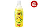 サンガリア うましゅわ 幸水ソーダ 500mlペットボトル×24本入×(2ケース)| 送料無料 炭酸 ソーダ なし 梨 フルーツ