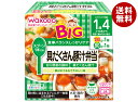和光堂 BIGサイズの栄養マルシェ 具だくさん豚汁弁当 210g(130g+80g)×24個入| 送料無料 ベビーフード お弁当 ランチ 豚丼 とん汁