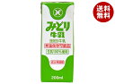 九州乳業 みどり牛乳 200ml紙パック×24本入×(2ケース)| 送料無料 乳性飲料 乳性 牛乳 紙パック