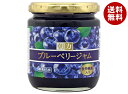 旭フレッシュ モーニングパワー ブルーベリージャム 250g瓶×6個入| 送料無料 ジャム 果汁 ワイルドブルーベリー 低糖度