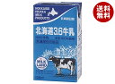 北海道日高牛乳 北海道日高 北海道3.6牛乳 1000ml紙パック×6本入×(2ケース)| 送料無料 乳性 牛乳 紙パック