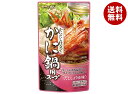 モランボン かに鍋用スープ 750g×10袋入| 送料無料 調味料 ストレート 鍋スープ かに鍋 蟹