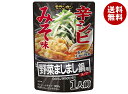 モランボン 野菜ましまし鍋用スープ 辛シビみそ味 300g×10袋入×(2ケース)| 送料無料 調味料 ストレート 鍋スープ 鍋用 つゆ