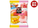 オリヒロ ぷるんと蒟蒻ゼリー マンゴー+白桃 (20g×12個)×12袋入| 送料無料 お菓子 こんにゃくゼリー ダイエット もも