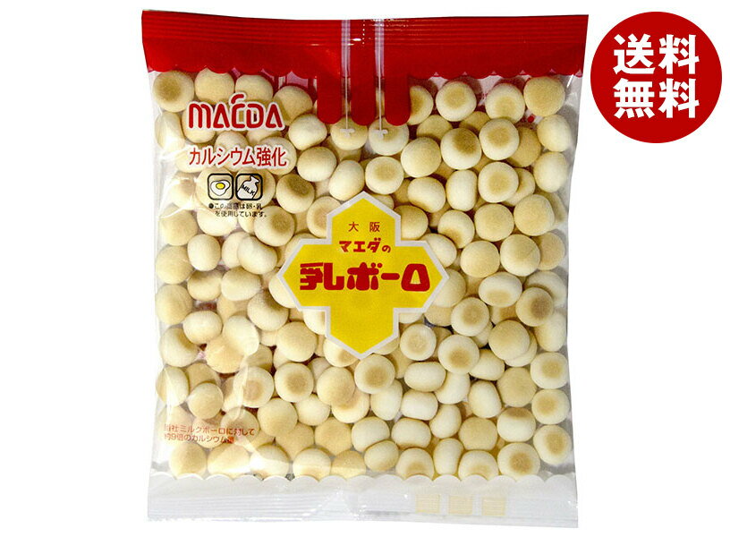 大阪前田製菓 乳ボーロ 60g×12袋入×(2ケース)｜ 送料無料 お菓子 袋 焼菓子 チチボーロ 卵ボーロ