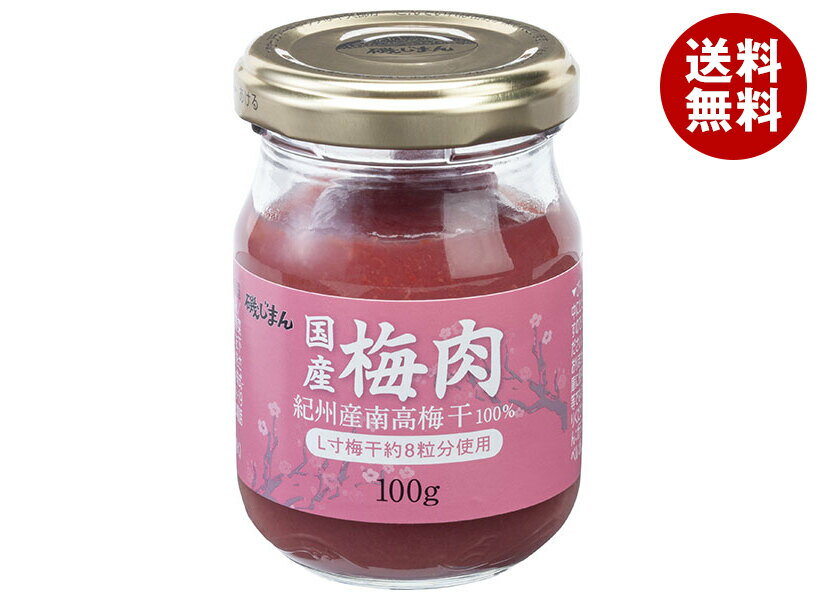 磯じまん 国産梅肉 100g瓶×12個入｜ 送料無料 一般食品 瓶 ごはんのおとも 梅肉の裏ごし 梅ペースト