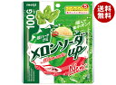 明治 メロンソーダアップ 100g×6袋入| 送料無料 お菓子 袋 弾力 ハード グミ