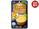 アサヒグループ食品 まんぷく日和 なめらかにんじん×かぼちゃ 65g×24袋入| 送料無料 介護食 柔らかい 調理済 レトルト