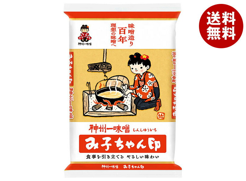神州一味噌 み子ちゃん 850g×12袋入×(2ケース)｜ 送料無料 味噌 みそ ミソ 調味料