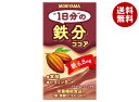 守山乳業 1日分の鉄分 ココア 125ml紙パック×24本入×(2ケース)| 送料無料 ココア 紙パック 栄養機能食品