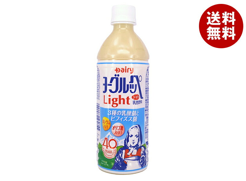 南日本酪農協同 デーリィ ヨーグルッペ ライト 500mlペットボトル×24本入｜ 送料無料 乳性 ヨーグルト ..