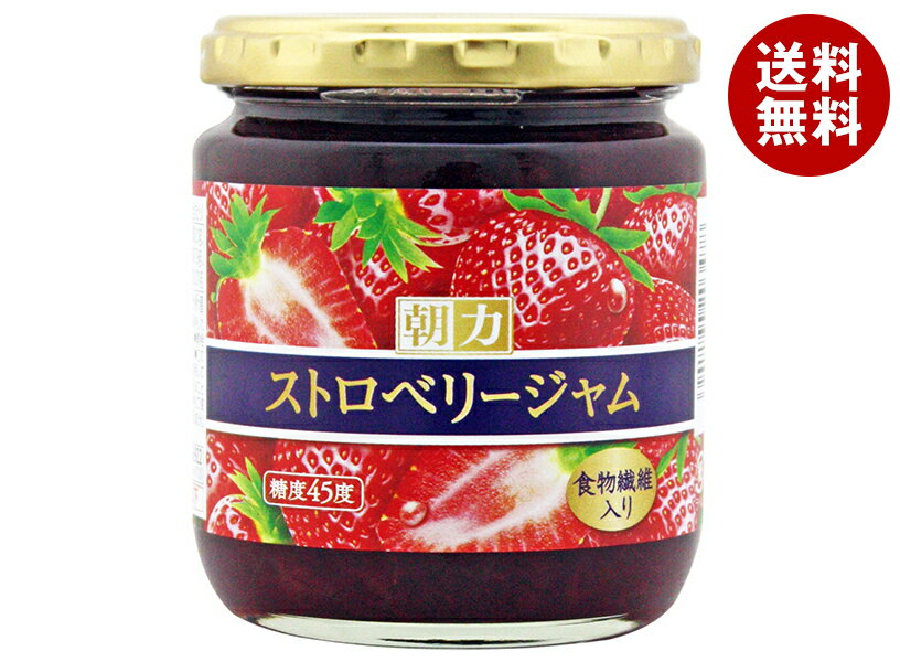 旭フレッシュ モーニングパワー ストロベリージャム 250g瓶×12個入｜ 送料無料 ジャム 果汁 苺 低糖度