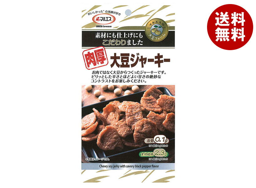 マルエス 大豆ジャーキー 34g×5袋入｜ 送料無料 お菓子 珍味 おつまみ スナック珍味 おやつ 植物性たんぱく質 食物繊維 低脂質 ジャーキー
