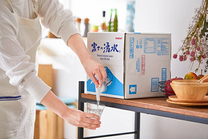 岩谷産業 富士の湧水 Jパック 11L×1箱入×(2ケース)｜ 送料無料 水 ミネラルウォーター 常備水 大容量 misonoya-10101115 MISONOYA楽天市場店 サンプル画像2