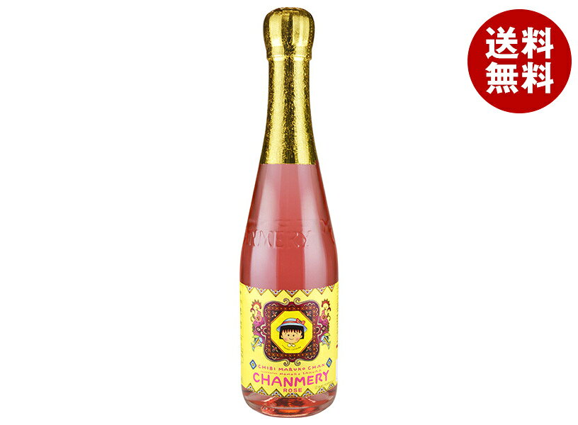 木村飲料 ちびまる子ちゃんシャンメリー ロゼ 360ml瓶×12本入×(2ケース)｜ 送料無料 炭酸飲料 シャンメリー