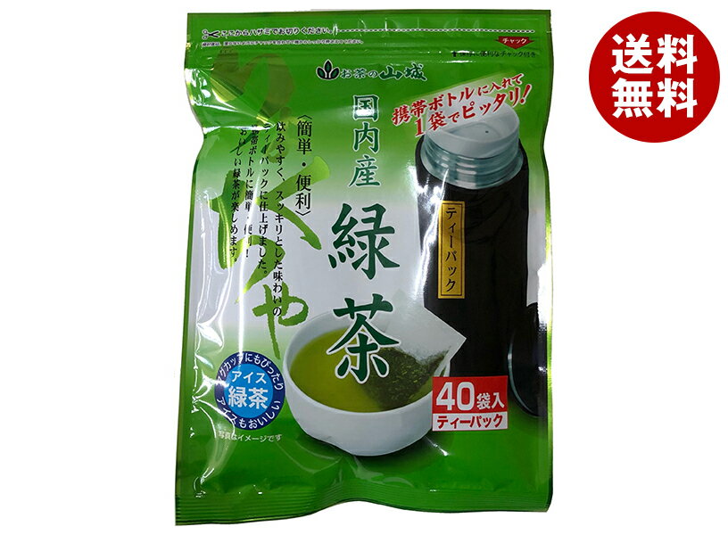 Tea Bag - [ポイント5倍！5/9(土)20時〜全品対象エントリー&購入]山城物産 ボトルにピッタリ緑茶 ティーバッグ 2g×40P×20袋入｜ 送料無料 嗜好品 茶飲料 茶葉 緑茶 ティーパッグ