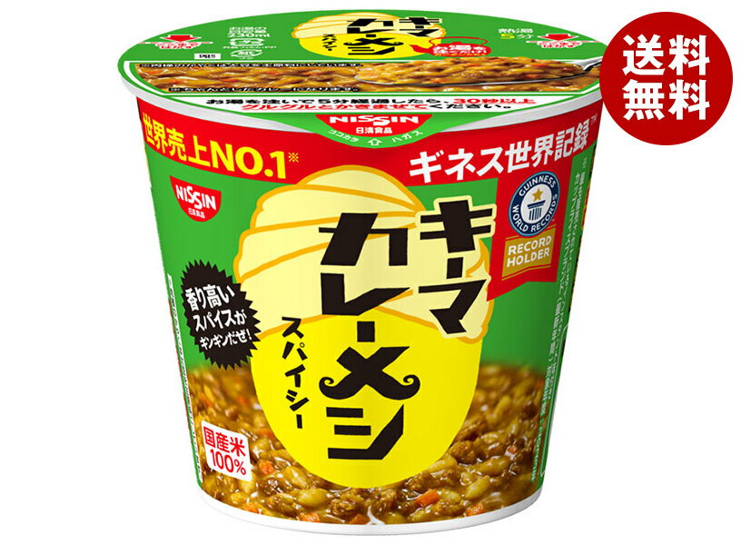 Powder - 日清食品 キーマカレーメシ スパイシー 89g×6個入｜ 送料無料 一般食品 インスタント食品