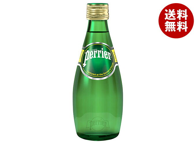 日仏貿易 ペリエ (6本パック) 200ml瓶×24本入｜ 送料無料 ミネラルウォーター 発泡...