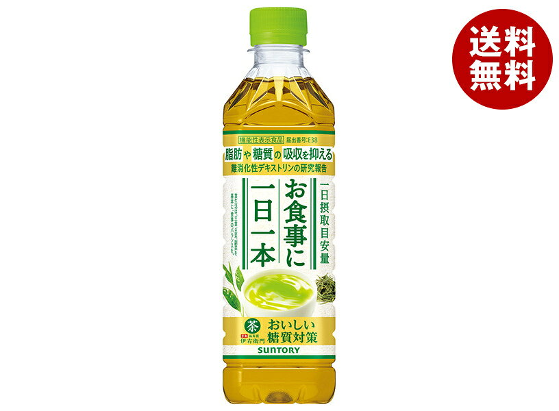 サントリー 伊右衛門 おいしい糖質対策 機能性表示食品 手売り用 500mlペットボトル×24本入×(2ケース)｜ 送料無料 お茶飲料 緑茶 PET 機能性