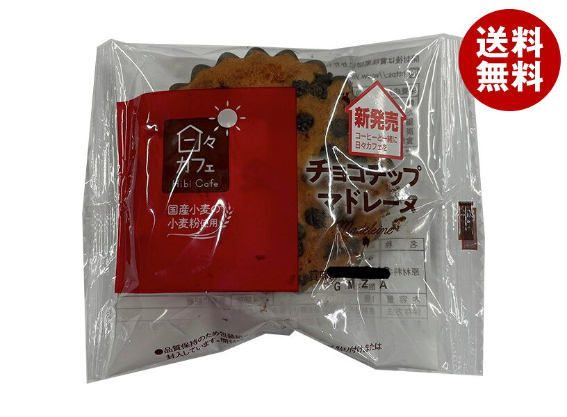 山崎製パン 日々カフェ チョコチップ マドレーヌ 10個入×(2ケース)｜ 送料無料 洋菓子 マドレーヌ 焼き菓子 チョコチップマドレーヌ チョコチップ