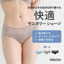 サニタリーショーツ クラウド サテン サニタリー ショーツ レディース パンツ 羽付き 対応 インナー 昼用 夜用 サニタリー 防水布 下着 ブルー ブラック ...