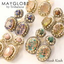 ビジューピアス Neha ネーハ ピアス/イヤリング MAYGLOBE by Tribaluxe メイグローブ バイ トライバラクス SDGs エシカル アクセサリー ウェディング チタンポスト 金属アレルギー対応