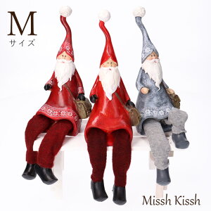 オーナメント オブジェ クリスマス サンタクロース トールハットサンタ Tall Hat Santa Mサイズ Christmas Santa Ornaments Xmas