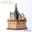 ウッドハウスライトスタンドミュージック付き クリスマス オブジェ オーナメント クリスマスツリー ライトアップ